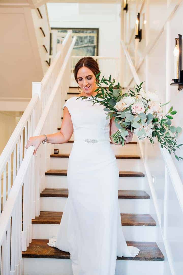 Bright-White-Indoor-Wedding-Stairs